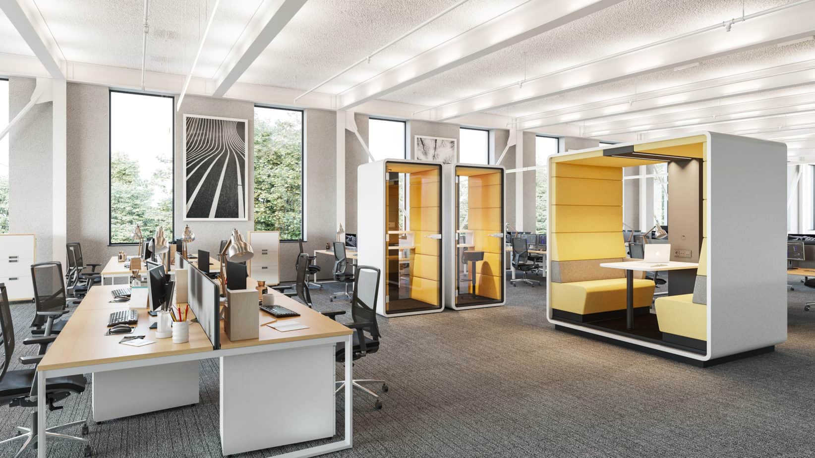 Top 3 trends in modern office design trends for 2021