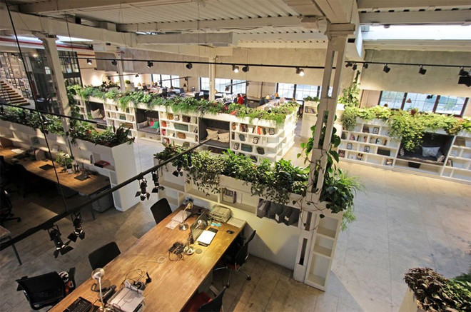 Thiết kế văn phòng xanh, hiện đại, độc nhất từ trước đến nay